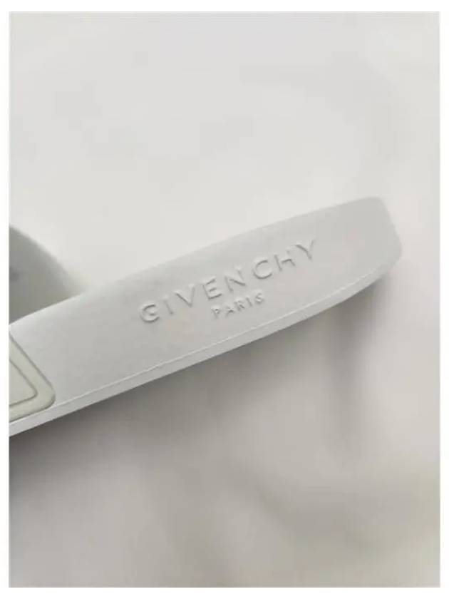 embossed logo slippers white - GIVENCHY - BALAAN.