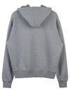 Heart Small Logo Hoodie Grey - AMI - BALAAN 5