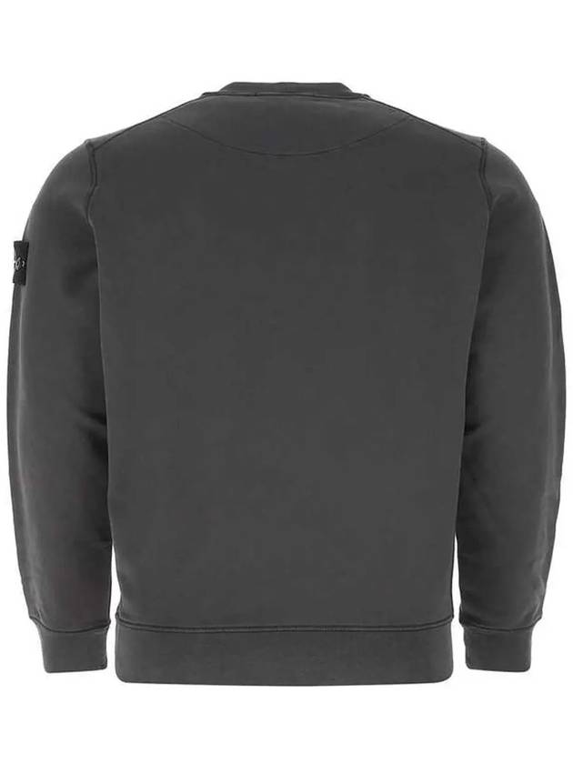 Men's Wappen Patch Sweatshirt Charcoal - STONE ISLAND - BALAAN 4