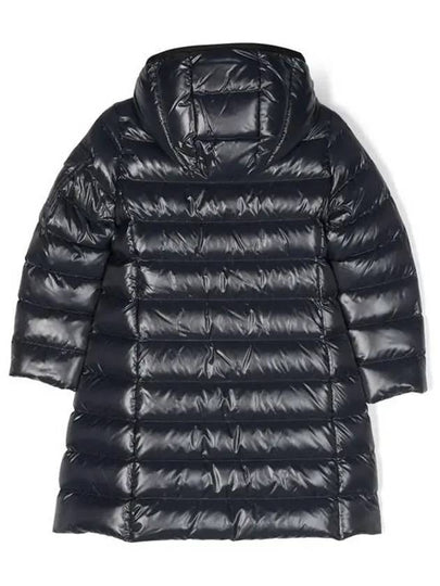 Moncler Kids 8 10 MOKA Hooded Down Coat Navy - MONCLER - BALAAN 2