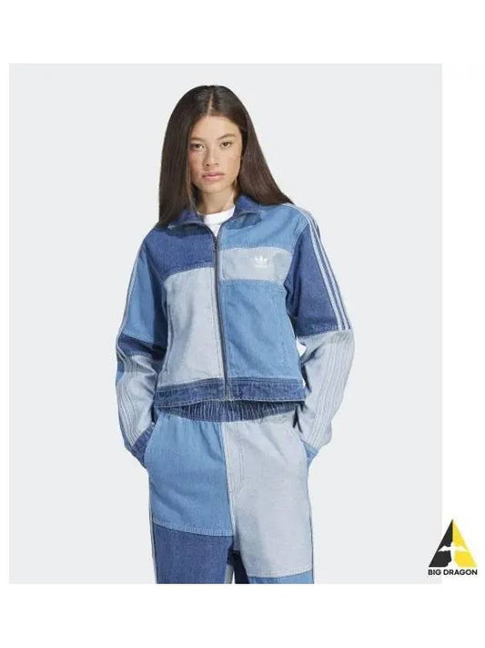 adidas KSENIASCHNAIDER Track Top Denim IU2464 - ADIDAS - BALAAN 1