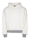 Logo Print Cotton Hoodie White - DIOR - BALAAN 1