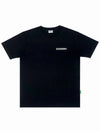 Floppy Small Logo Short Sleeve T-Shirt Black - ALEX&AIDEN - BALAAN 1