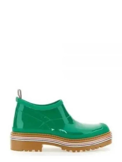 Women's Molded Rubber Garden Middle Boots Light Green - THOM BROWNE - BALAAN 2