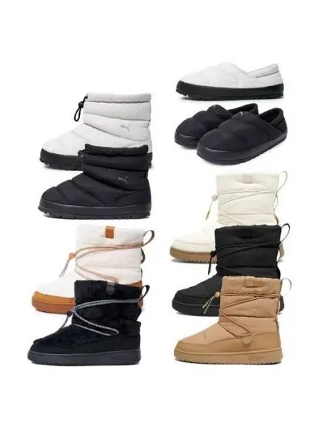 winter padded slippers boots fur snowbae - PUMA - BALAAN 1