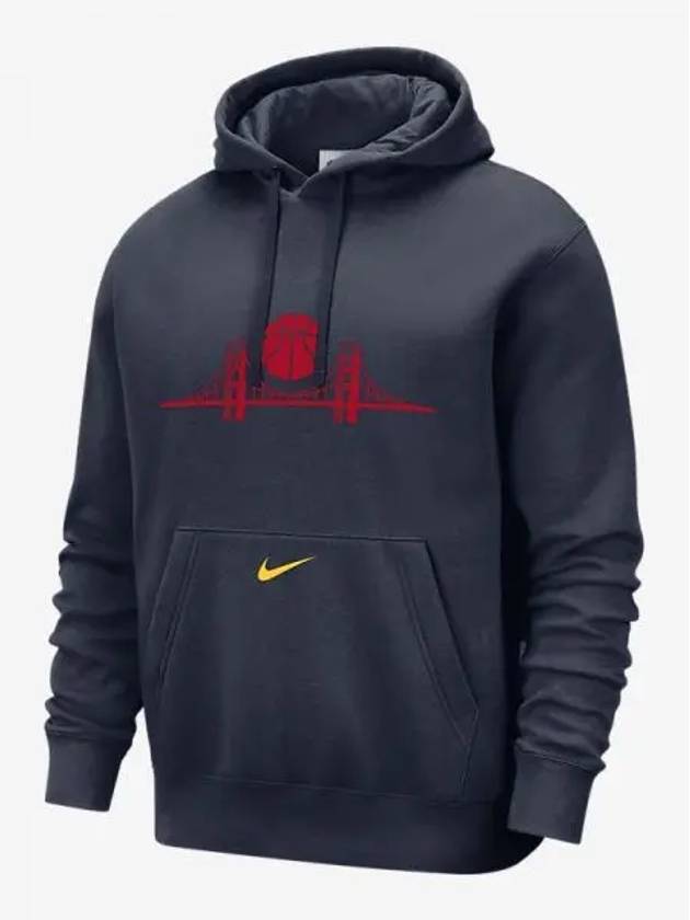 Golden State Warriors Club City Edition Men s NBA Fleece Pullover Hoodie College Navy Amarillo FZ0597 419 727008 - NIKE - BALAAN 1