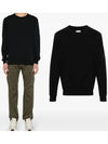 Light Fleece Sweatshirt Black - CP COMPANY - BALAAN 2