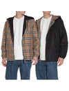 Reversible Vintage Check Hooded Jacket Archive Beige - BURBERRY - BALAAN 2