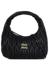 Wander Materasse Nappa Leather Shoulder Bag Black - MIU MIU - BALAAN 2