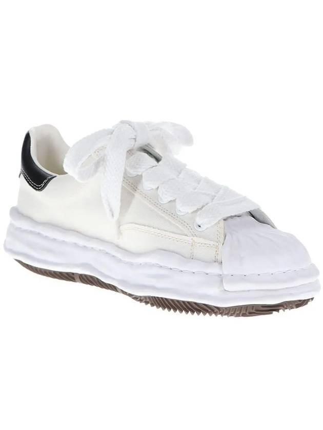 Blakey OG Sole Canvas Low Top Sneakers White - MAISON MIHARA YASUHIRO - BALAAN 5