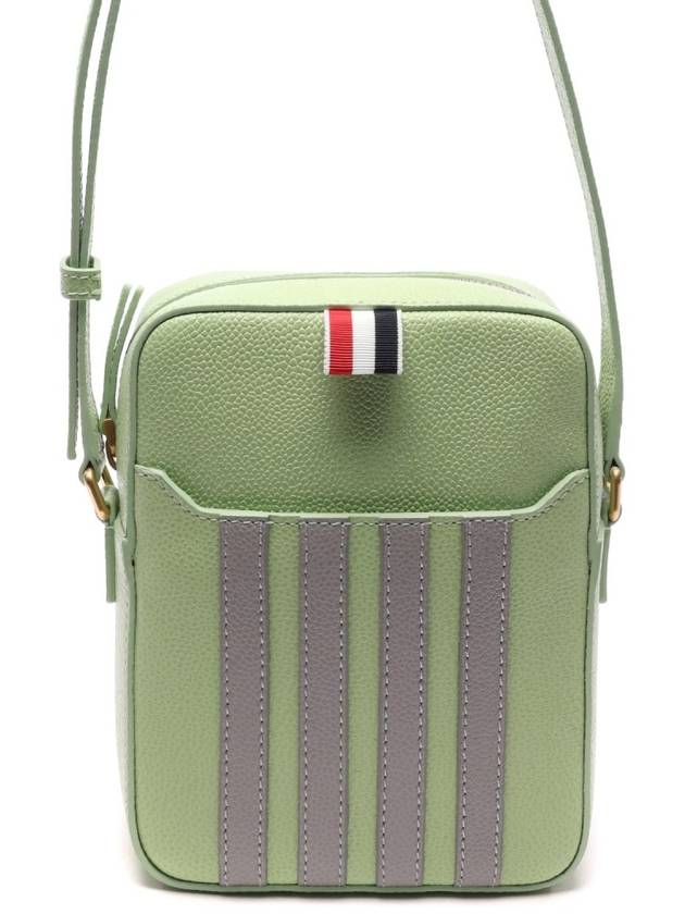 4-Bar Stripe Camera Cross Bag Green - THOM BROWNE - BALAAN 3