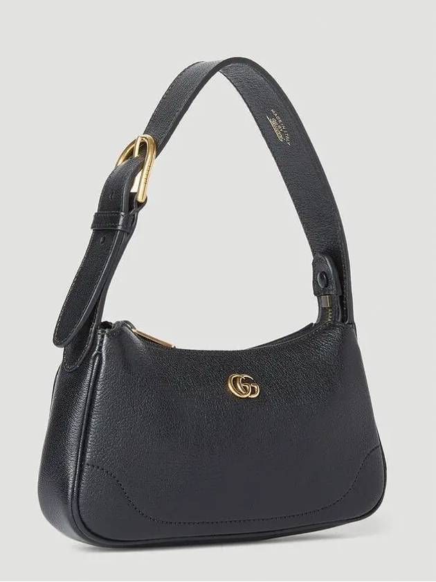 Aphrodite Double G Small Shoulder Bag Black - GUCCI - BALAAN 4