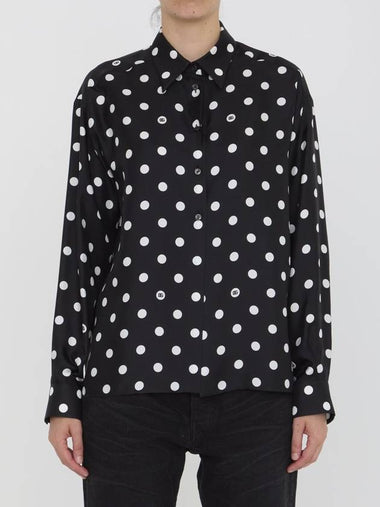 Shirt With Polka-Dot Print - DOLCE&GABBANA - BALAAN 1