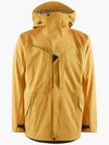 Skirner Waterproof Zip-Up Jacket Amber Gold - KLATTERMUSEN - BALAAN 2