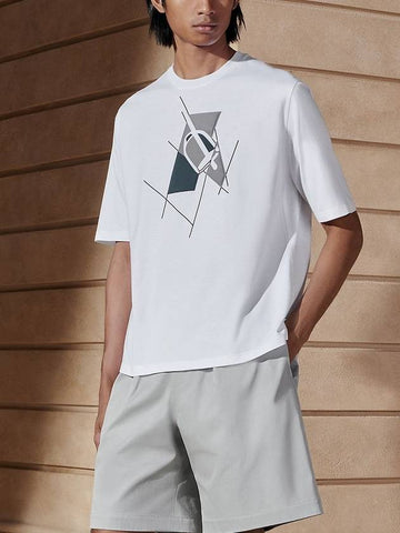 Etrier en Fragments TShirt H457950HA90LA - HERMES - BALAAN 1