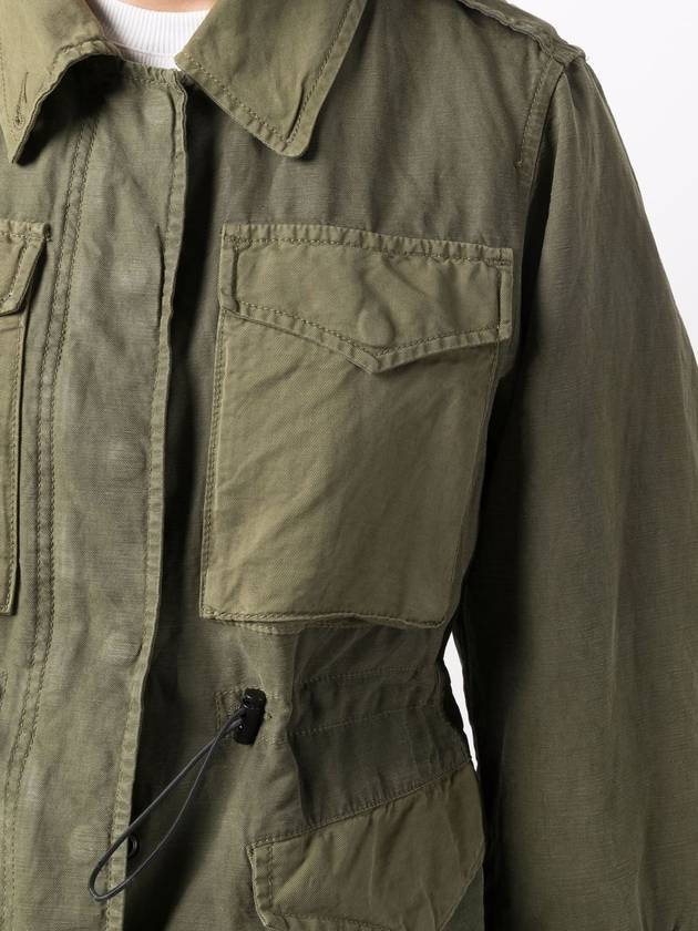 drawstring cargo jacket - DIESEL - BALAAN 5