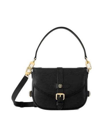 Saumur BB Epi Shoulder Bag Black - LOUIS VUITTON - BALAAN 1