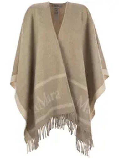 Hilde Wool Cape Beige - MAX MARA - BALAAN 1