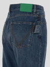 Washed Straight Fit Denim Jeans Blue - BOTTEGA VENETA - BALAAN 2