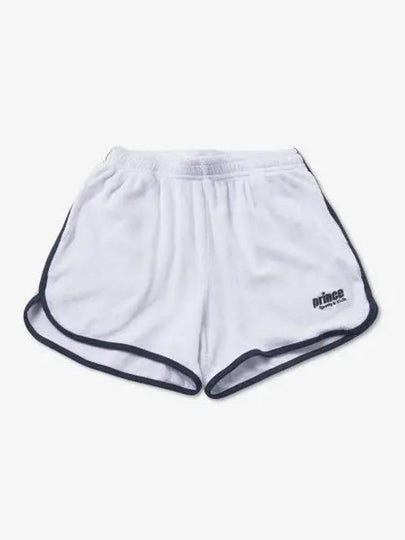 Prince Tennis Terry Shorts White Black - SPORTY & RICH - BALAAN 2