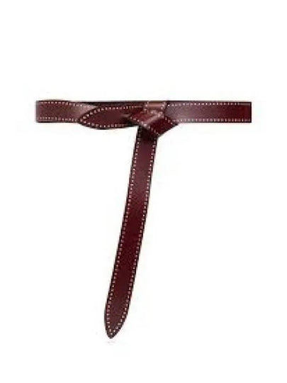 Lecce Knotted Leather Belt Red - ISABEL MARANT - BALAAN 2