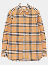 Men's Vintage Check Long Sleeve Shirt Dusty Orange - BURBERRY - BALAAN 3