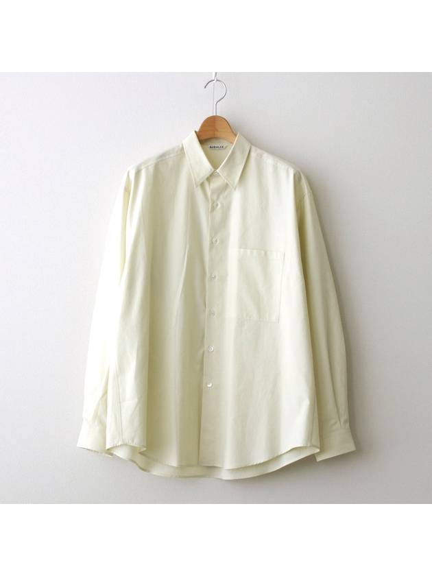 Washed Pins Twill Big Shirt - AURALEE - BALAAN 1