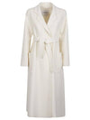 Ludmilla 2 Cashmere Single Coat White - MAX MARA - BALAAN 1