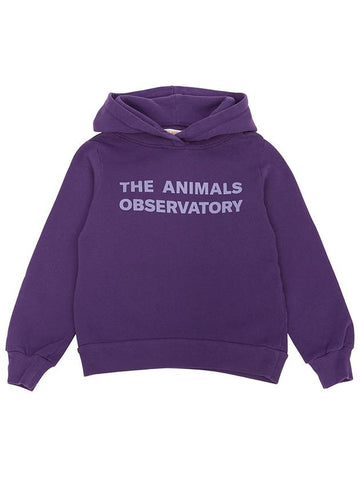 Kids brushed hoodie F24128 195 BG - THE ANIMALS OBSERVATORY - BALAAN 1