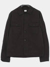 Chrome R Pocket Over Long Sleeve Shirt Black - CP COMPANY - BALAAN 2