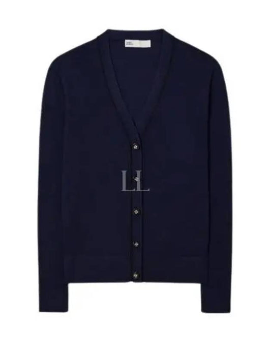 Simone Knit Cardigan Navy - TORY BURCH - BALAAN 2