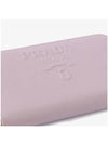 Large Saffiano Leather Long Wallet Alabaster Pink - PRADA - BALAAN 6