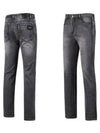 Press Pattern Washed Denim Span Jeans JB4S505 - LUX GOLF - BALAAN 3