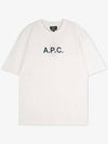 Moran Openwork Short Sleeve T-Shirt White - A.P.C. - BALAAN 3