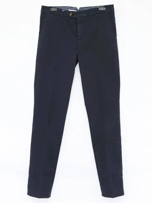 Gabardine Dry Straight Pants Navy - BRUNELLO CUCINELLI - BALAAN 2