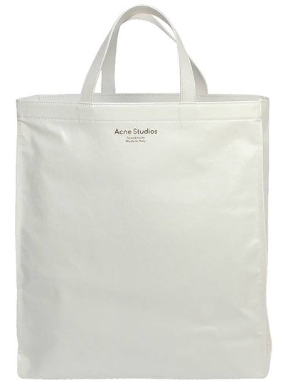 Shinny Tote Bag White - ACNE STUDIOS - BALAAN 2