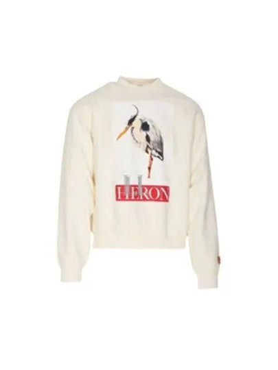 Bird Painted Sweatshirt White - HERON PRESTON - BALAAN 2