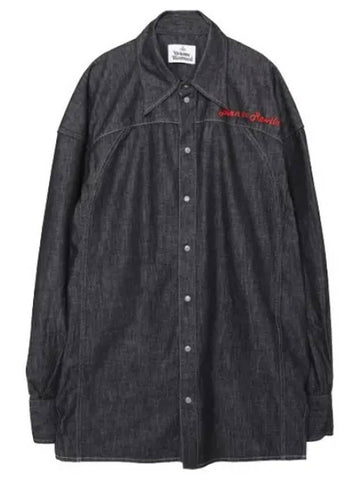 denim shirt long sleeve - VIVIENNE WESTWOOD - BALAAN 1