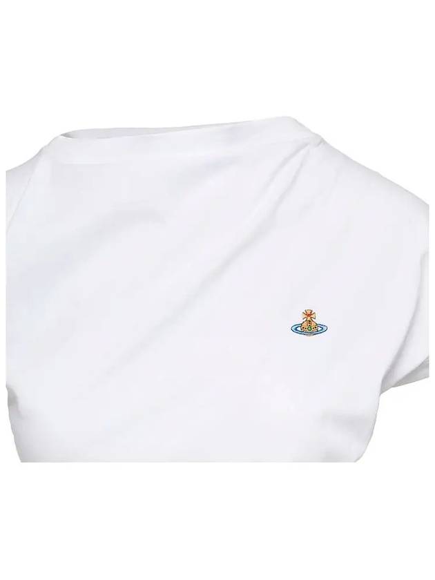 Women's Embroidered Logo Sleeveless White - VIVIENNE WESTWOOD - BALAAN 5