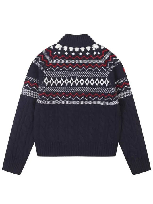 Punchka Knit Sweater OF2622LBNAVY - ONOFF - BALAAN 2