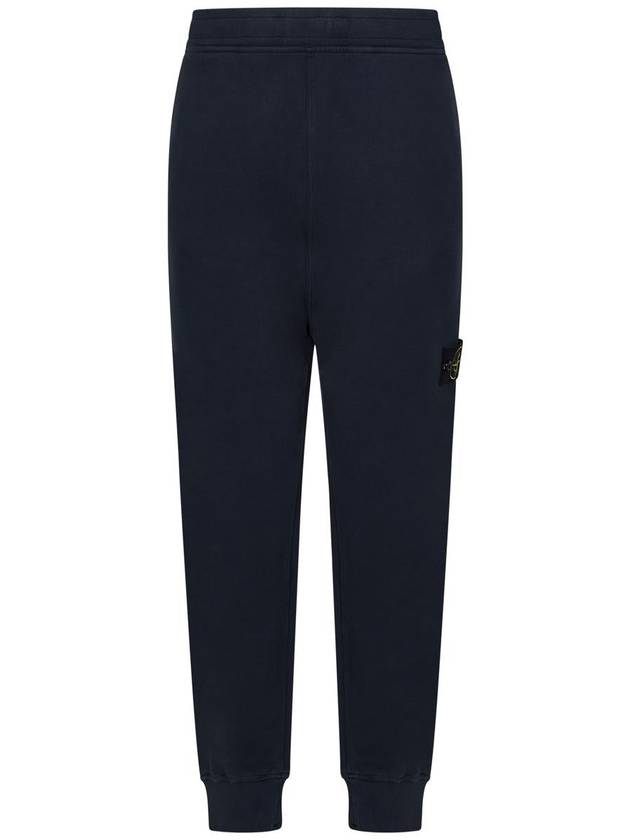 Signature Wappen Patch Cotton Baggy Pants Navy - STONE ISLAND - BALAAN 2