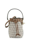 Mon Tresor FF Motif Bucket Bag Brown - FENDI - BALAAN 2