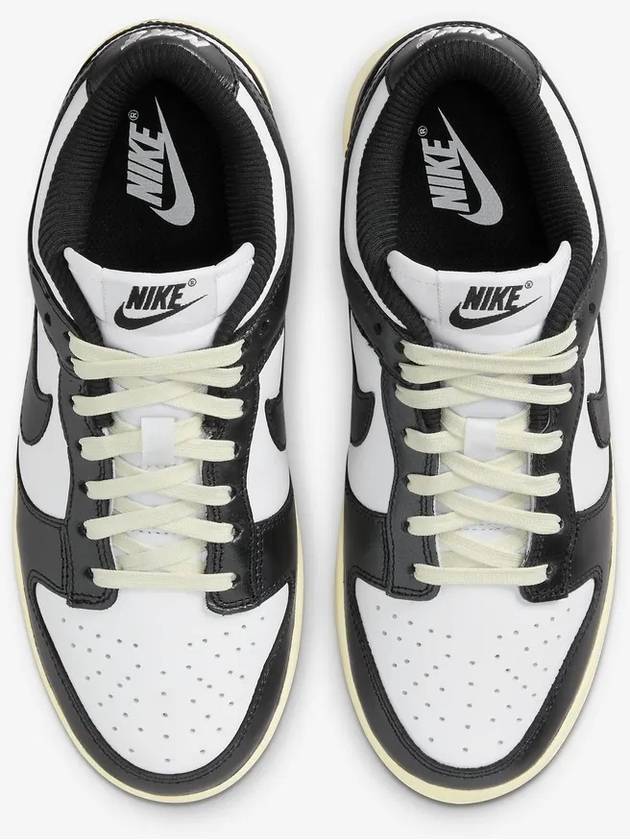 Dunk Low Vintage Panda Low Top Sneakers Black - NIKE - BALAAN 4