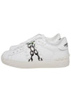 Rockstud Rose Chain Print Low Top Sneakers White - VALENTINO - BALAAN 2