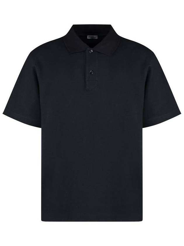 Pique Weave Polo Shirt - BURBERRY - BALAAN 2