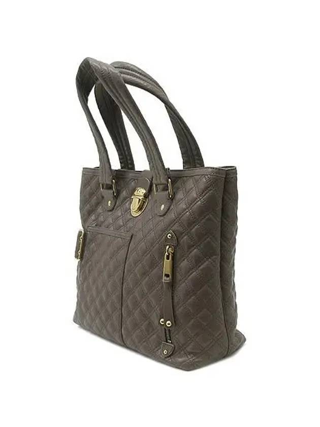 Beige quilted belt decorated tote bag - MARC JACOBS - BALAAN 3