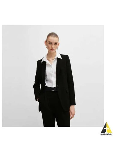 Women s one button tailored suit jacket 50490053 001 - BOSS - BALAAN 1