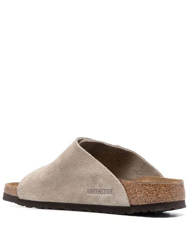 Zurich Suede Slippers Taupe - BIRKENSTOCK - BALAAN 4