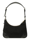 Re-Edition 2002 Re-Nylon and Brushed Leather Shoulder Bag Black - PRADA - BALAAN 4