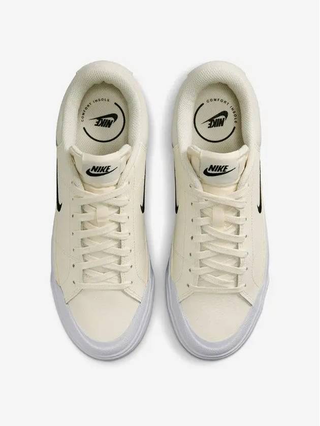 Court Legacy Lift Low Top Sneakers Pale Ivory - NIKE - BALAAN 3